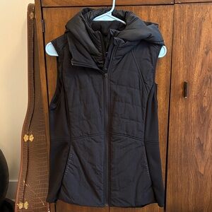 Lululemon Athletica Black Quilted running Vest
